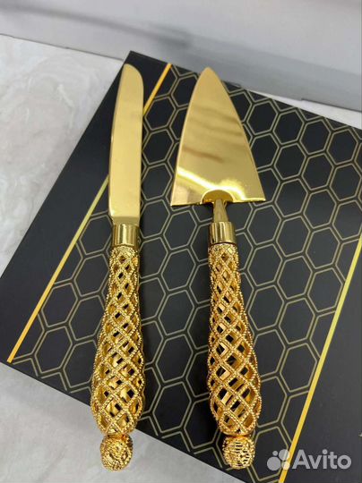 Нож и лопатка для торта