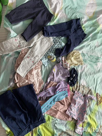 Вещи пакетом на девочку от 86 см