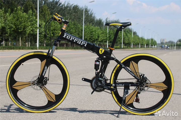 Велосипед на литых дисках. Новый