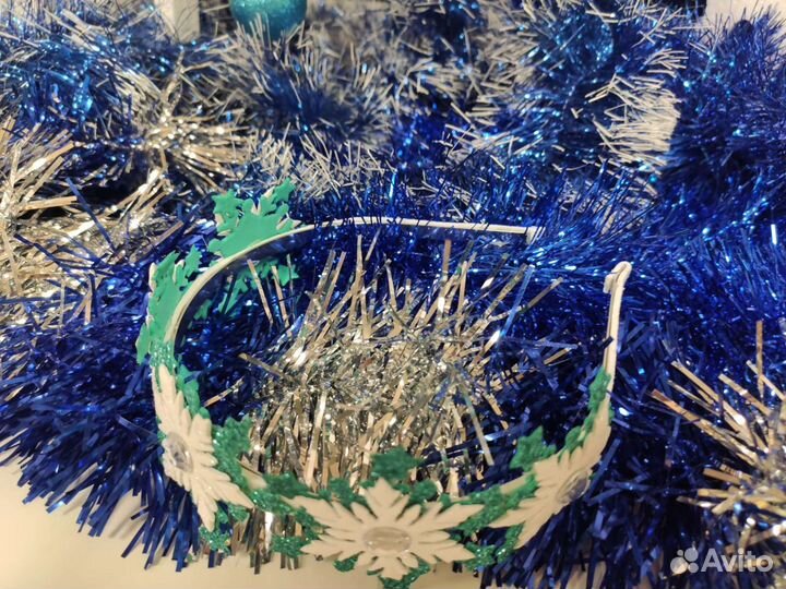 Ободок снежинки