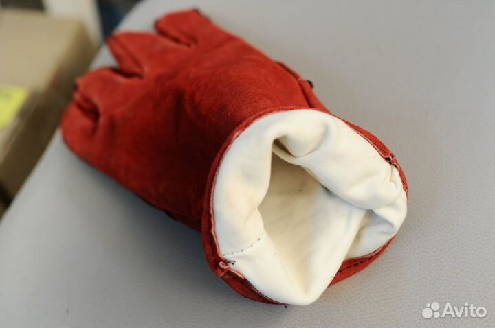 Краги сварщика из спилка с подкладкой