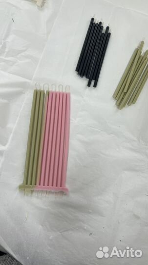 Форма алюминевая для тонких свечей