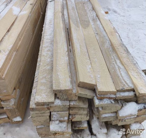 Доска обрезная 25х100х3000 и 6000 мм