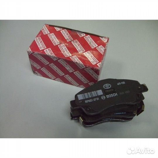 Колодки передние тойота авенсис toyota avensis