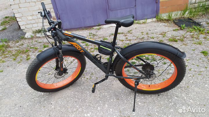 Велосипед fatbike 26*4.0 серый (бронь)