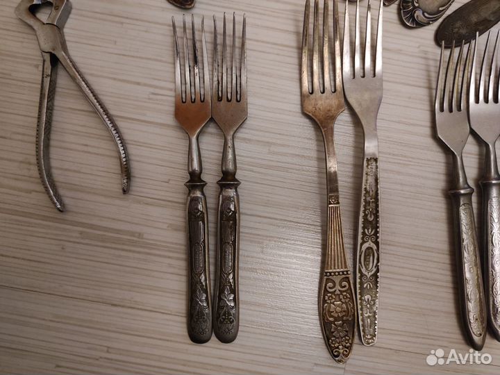 Ложки,вилки,мельхиор,СССР
