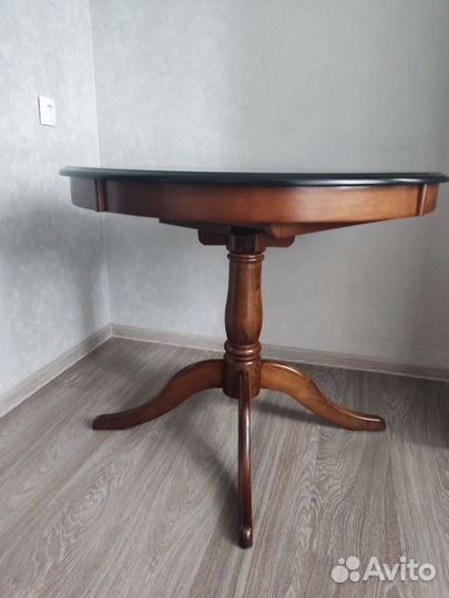 Стол кухонный круглый раскладной бу