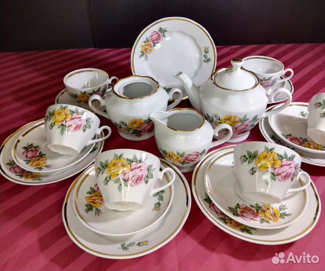 Чайный сервиз, Рига фарфор