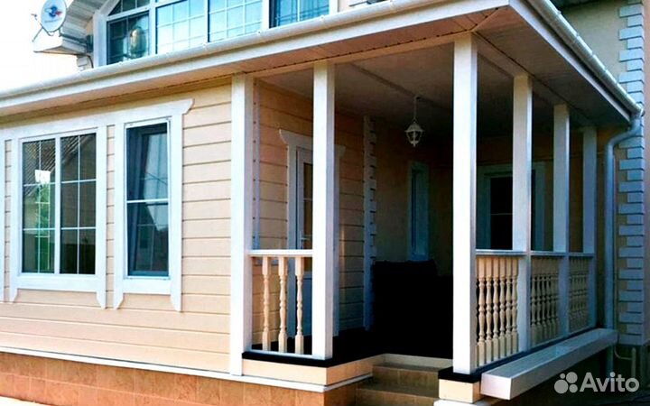 Строительство домов Пристройки Террасы Кровля