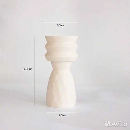 Ваза для цветов керамика, подсвечник керамика