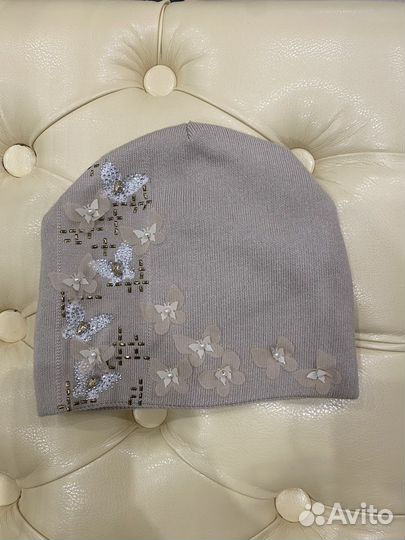 Шапка для девочки демисезонная