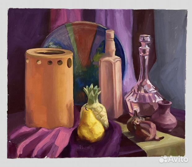 Картина маслом на холсте натюрморт