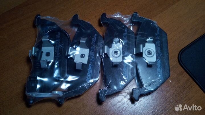 Колодки тормозные передние AC delco VW Skoda