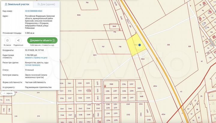 Участок 50 сот. (ИЖС)