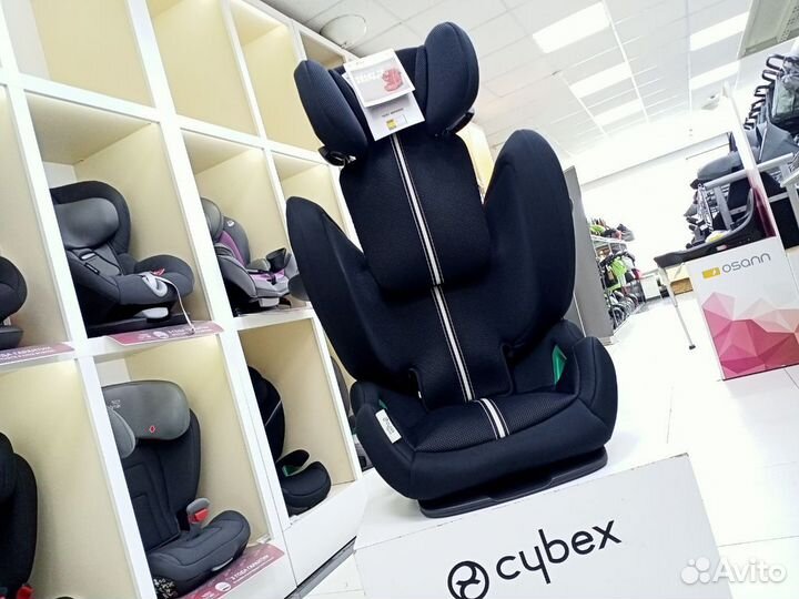 Автокресло 3-12лет Cybex Solution G i-Fix Black