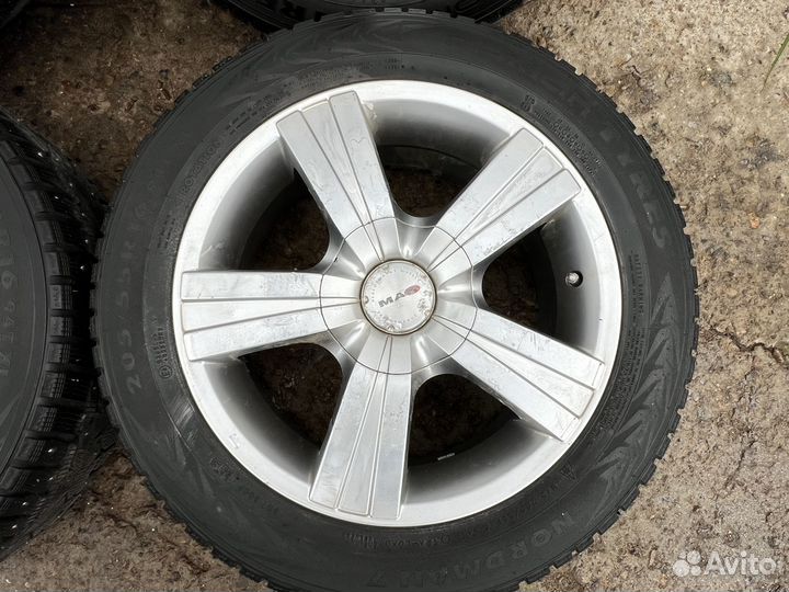 Колеса зима r16 5x114.3 dia 67.1 205/55