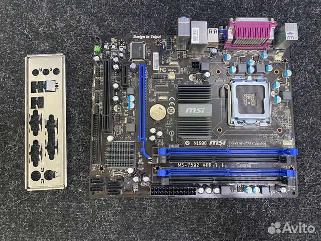 MSI G41M-P33 Combo DDR2/DDR3 775 сокет