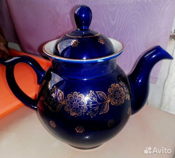 Синяя посуда