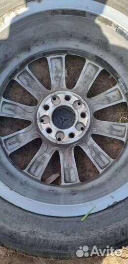 Комплект колёс с летними шинами на Mercedes r17