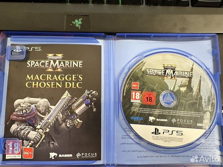 Warhammer 40000 space marine 2 ps5 диск