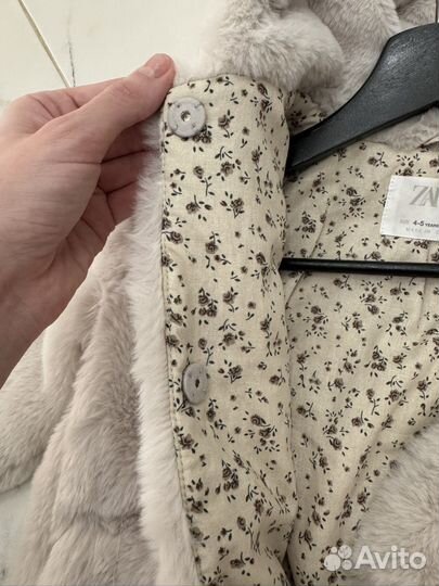 Шуба детская Zara 110