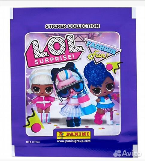 Обмен, продажа наклейки panini LOL surprise