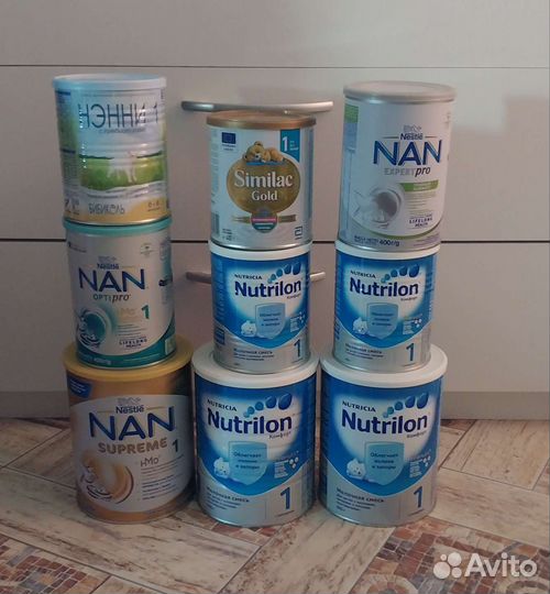 Банки жестяный из под смеси