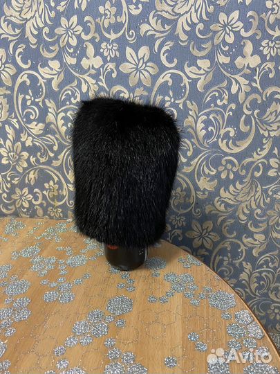 Шапка из натуральной норки