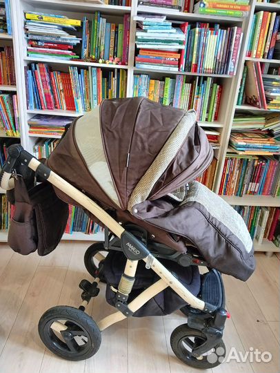 Коляска 3 в 1 bebe- mobile mario