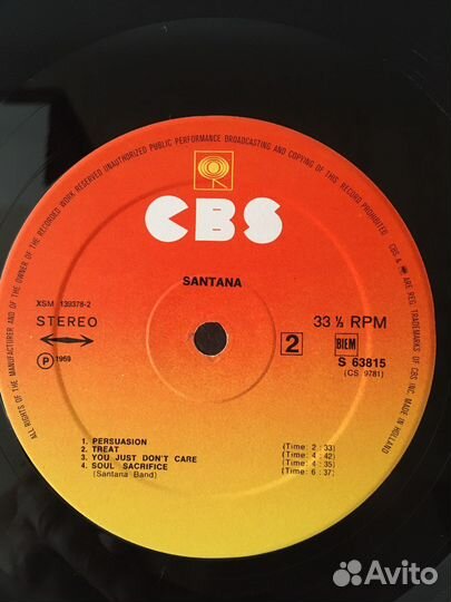 Santana - Santana 1969г