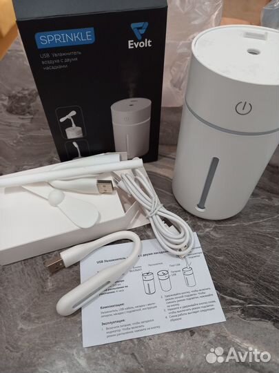 Увлажнитель воздуха с подсветкой и вентиляторм usb