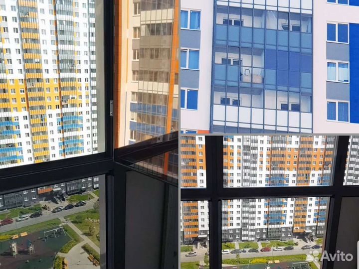 Тонирование балконов, тонировка окон