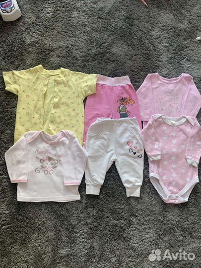 Вещи пакетом на девочку