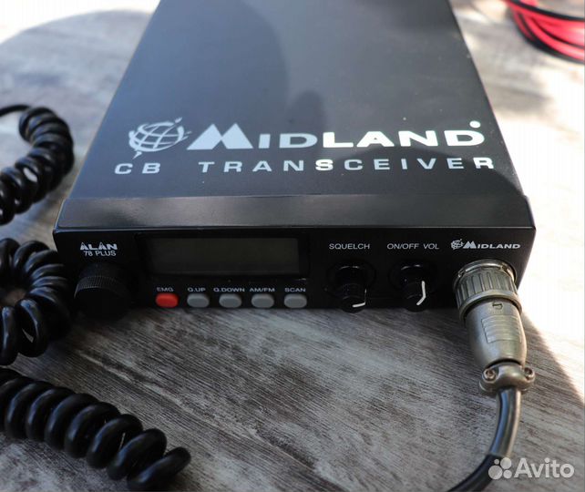 Рация midland alan 78 plus в комплекте с антенной