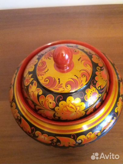 Сахарница хохлома, новая