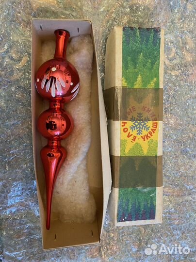 Новогодние игрушки Фигурки Шары СССР