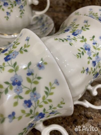 Чайная пара костяной фарфор Бавария