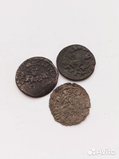 Монеты 17 века (Цена за всё)