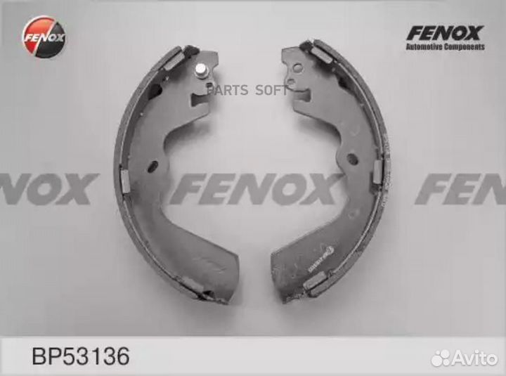 Fenox BP53136 Колодки тормозные барабанные Hyundai
