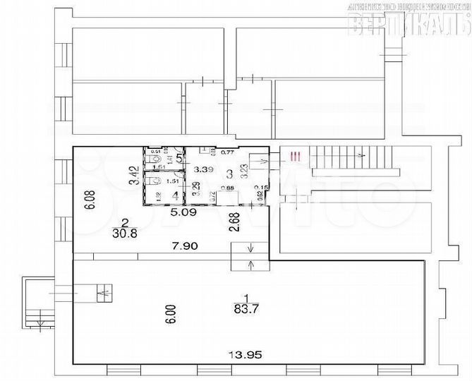 Продам помещение свободного назначения, 125 м²