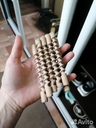 Бигуди деревянные