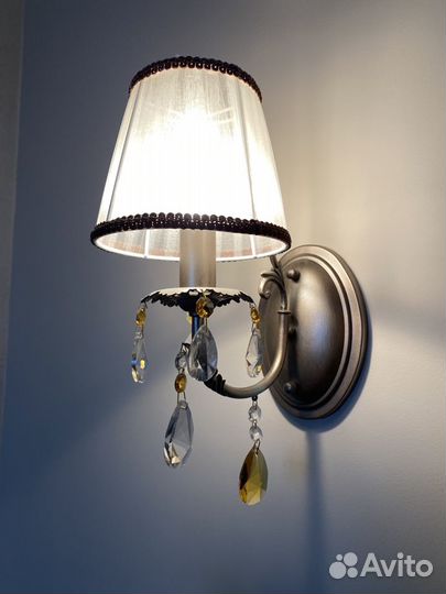 Бра хрустальное