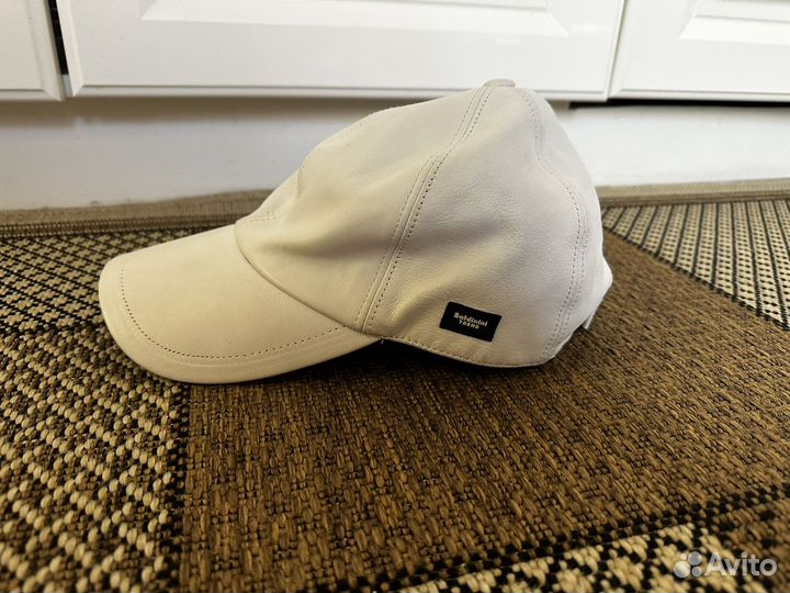 Кожаная кепка бейсболка Baldinini