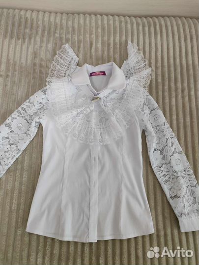 Рубашка белая для девочки