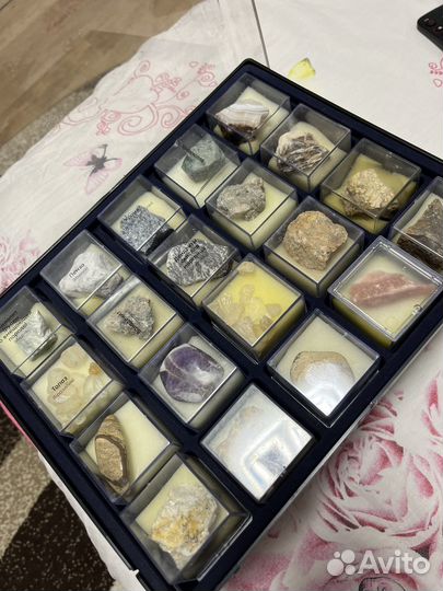 Коллекция камней минералов deagostini