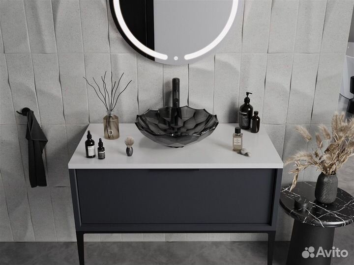 Накладная раковина Mexen inga 44см материал стекло