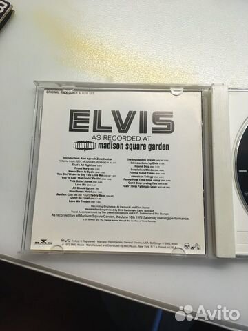 Cd USA Elvis Presley