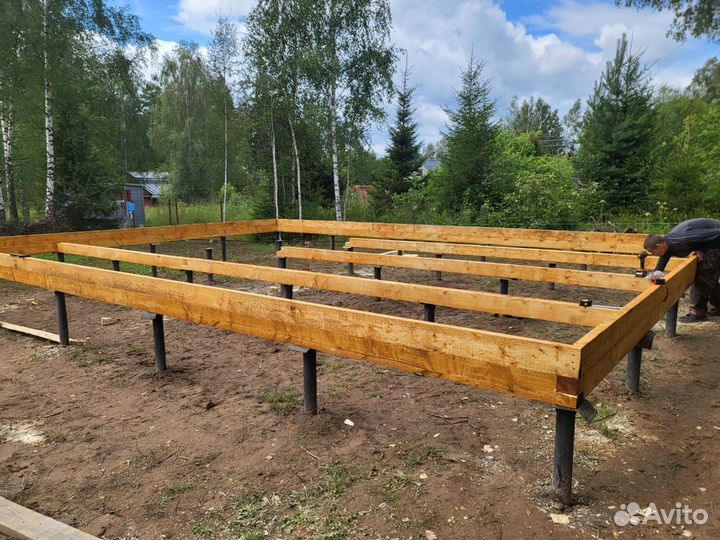 Продается производство домов, бань, террас