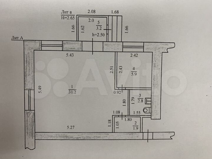 Свободного назначения, 45 м²
