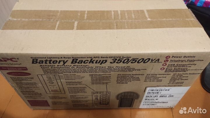 Аккумулятор для ибп APC Back-UPS CS 500 / BK500EI